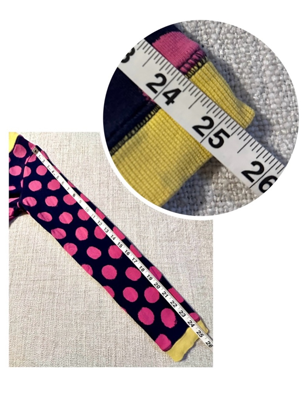 HANNA ANDERSSON Pink Navy Polka Dot Long Sleeve Dress Whimsical Girl 160 14-16 - Picture 9 of 11